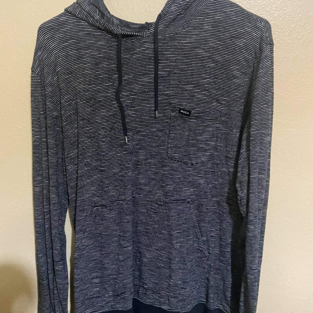 Medium black and white hoodie